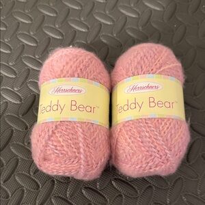 Teddy Bear Pink Yarn